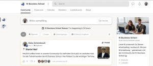 Screenshot KI Business School skool Community
