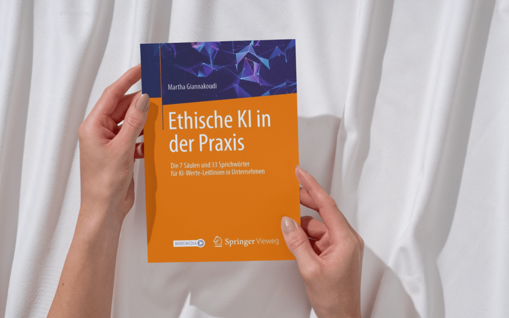 Buchcover Ethische KI in der Praxis von Martha Giannakoudi